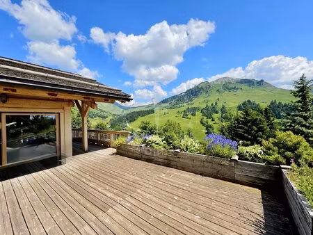 le grand-bornand- exceptionnel chalet de plus de 400 m2 au sol