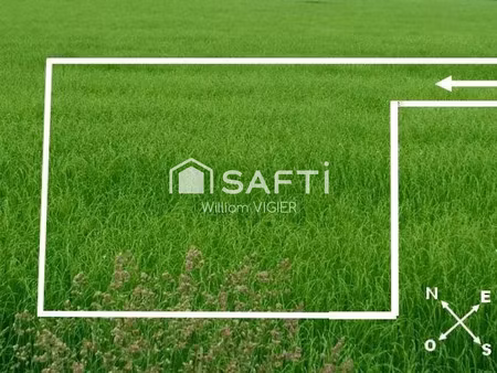 vente terrain 814 m² à saint-pierre-d'irube (64990)  277 000 €