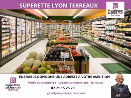 69001 lyon  terreaux - alimentation generale  superette 400 m²