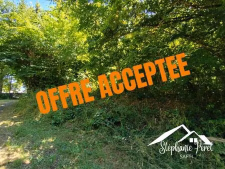 terrain dans un coin de nature préservée