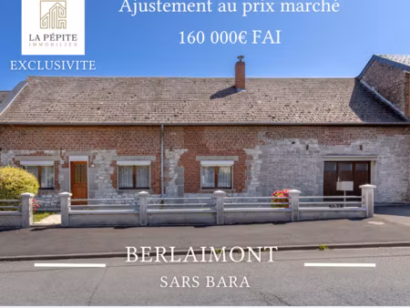 achat maison 4 pièces 104m² berlaimont 59145