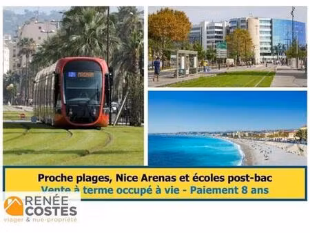 vente à terme occupée sur 96 mois - nice (06200)