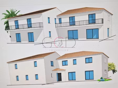 très grand terrain à bâtir à ventabren avec permis de constr