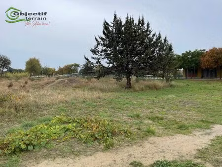 vente terrain 526 m² cazouls-lès-béziers (34370)