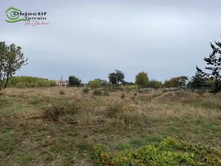 vente terrain 838 m² cazouls-lès-béziers (34370)