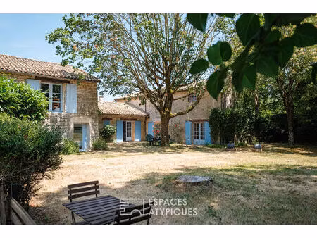 propriété avec piscine à fort potentiel en pleine nature