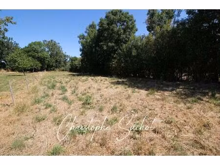 situé à fors 79230 très jolie parcelle à bâtir  plane et entourée de haies vives