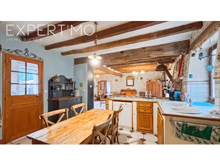 à vendre : maison 117 m² (150 m² au sol)  vallée de la chalouette  2800 m² de terrain