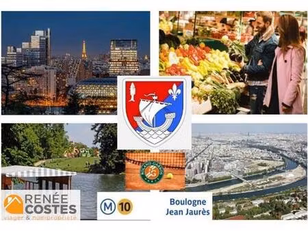 viager occupé - h78 ans - boulogne billancourt (92100)