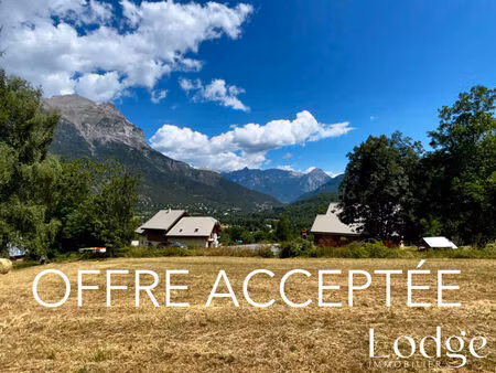 vente terrain 1224m2 pelvoux 05340 - 264000 € - surface privée