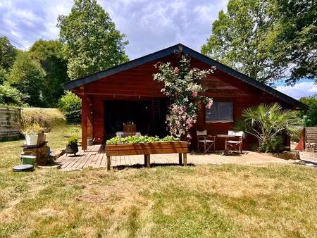 maison en bois 85m2  3 chambres  25 min de vannes