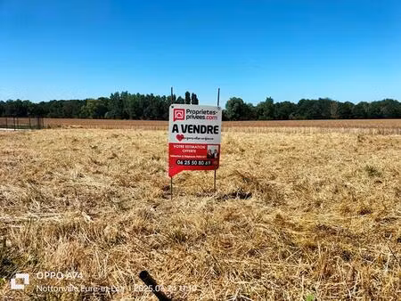 terrain à bâtir libre constructeur 850 m2