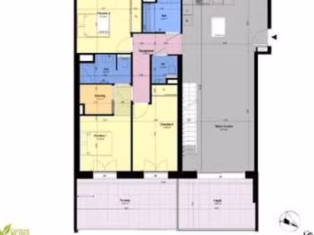 vente appartement 5 pièces piscine à châteauneuf-grasse (06740) : à vendre 5 pièces piscin