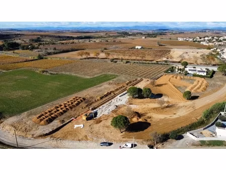 vente terrain 836 m² à alignan-du-vent (34290)  129 000 €