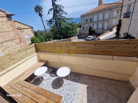 maison de caractère t3 avec terrasse vendu meuble