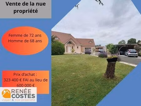 vente en nue propriété - f72-h68 ans - waben (62180)