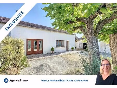vente maison 5 pièces 118 m² saint-ciers-sur-gironde (33820)