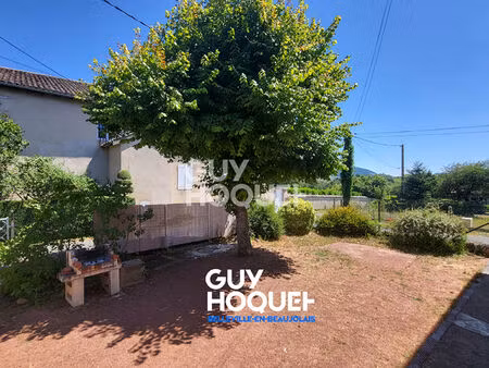 maison en pierre et pisé -126 m² habitables- 4 chambres terrain 760 m² à régnié durette - 