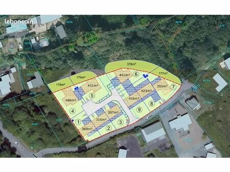 terrain 307 m² pleslin trigavou