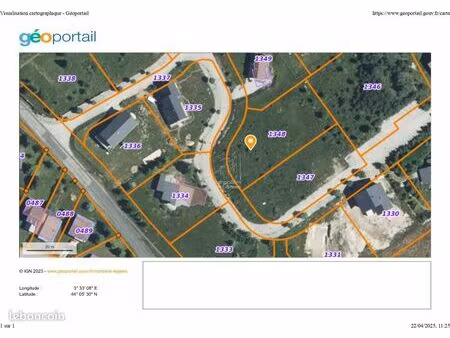 terrain 1420 m² l'esperou