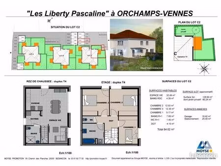 appartement 4 pièces 85 m²