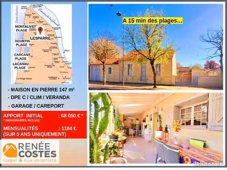 maison en viager 6 pièces 147 m²