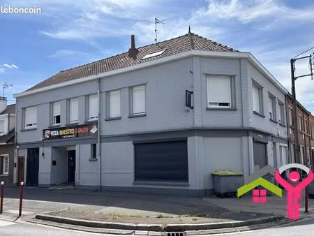 immeuble 200 m² somain