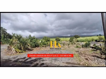 vente terrain 458 m² à sainte rose (97439)  101 600 €
