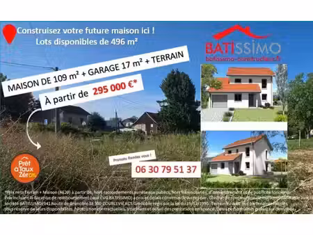 terrain à vendre de 496 00 m² entre deux guiers (38)