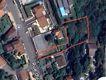 vente terrain 1136 m² à la fouillouse (42480)  129 000 €