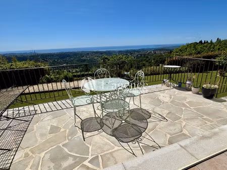 vence : superbe villa individuelle - vue mer panoramique -