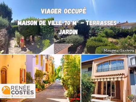viager occupé - f88-h87 ans - mougins (06250)