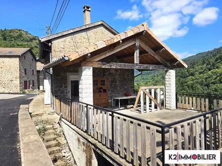 vente maison 6 pièces 80 m² le chambon (07160)