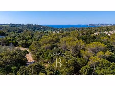 la croix-valmer - terrain constructible - vue mer