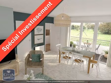 achat appartement 3 pièces 62m² nersac 16440