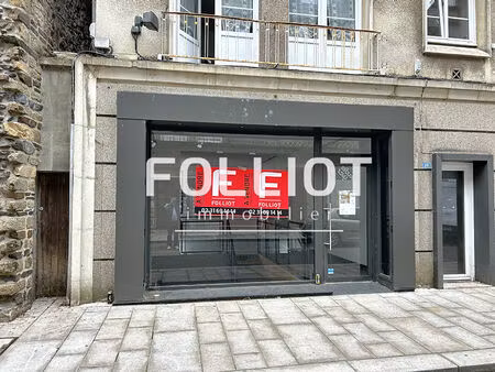 a vendre local commercial vire normandie 92 m2 ref13649sl