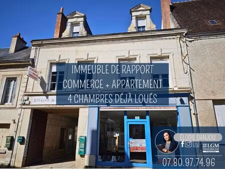 immeuble de rapport de 223m² – centre de montoire-sur-le-loir
