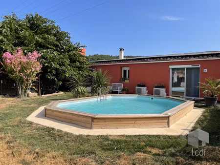 meysse  en exclusivité  maison et studio 83m2  piscine et sp