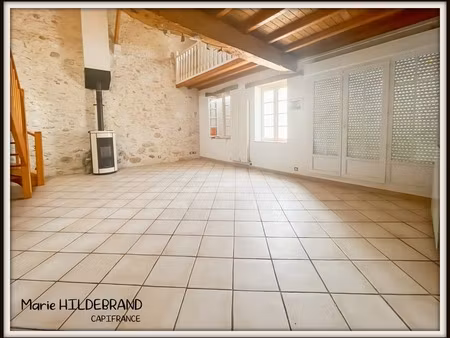 maison de village de 120m² habitable sans jardin