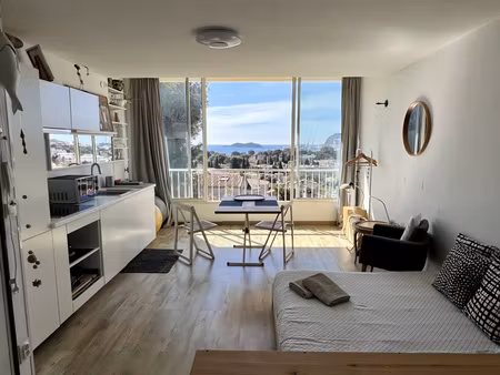 mini loft t1/2 meuble de 37 m2  superbe vue mer !