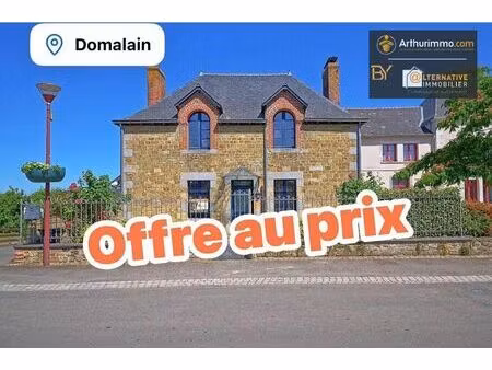 vente maison 6 pièces 130 m2 à domalain