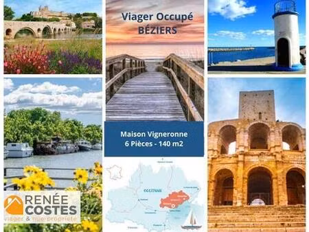 viager occupé - f73 ans - beziers (34500)