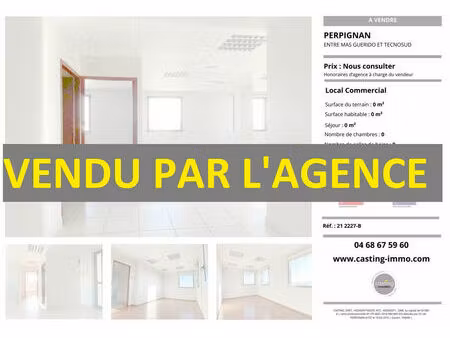 vente local commercial 68m2 perpignan 66000 - - surface privée