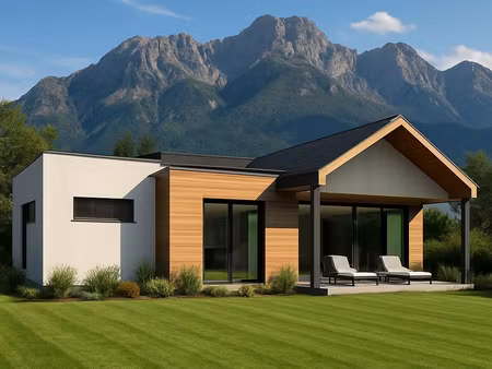 terrain entièrement viabilisé 450 m2- lot 2