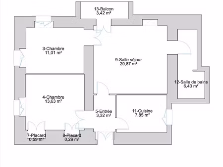 vente appartement 3 pièces 64 m² à oletta (20232)  100 000 €