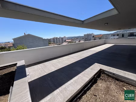 danton - duplex en dernier étage de 198 m2 avec terrasses et