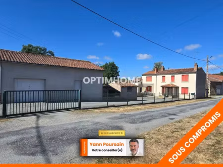 vente maison 5 pièces 125 m² à droux (87190)  105 000 €