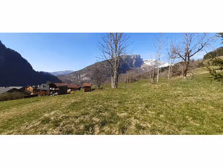 achat terrain 1 300m² sixt fer a cheval 74740