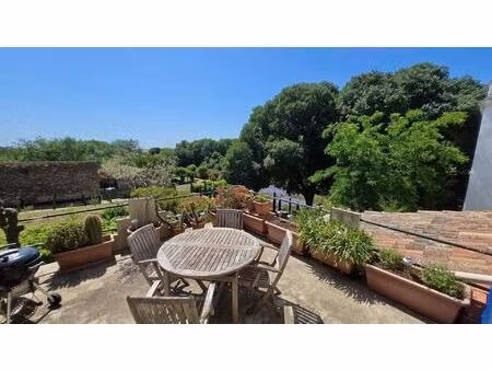 maison de village de charme avec atelier d’artiste et terrasse ensoleillée