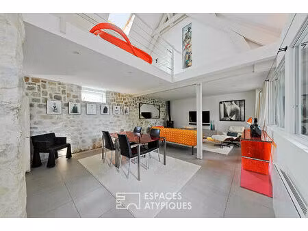 maison esprit loft avec jardin